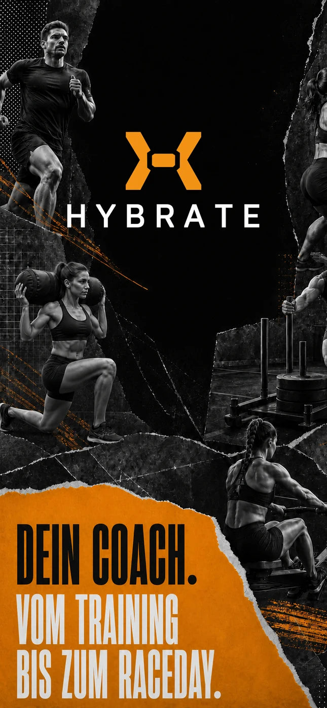 HYBRATE App: Dein Coach. Vom Training bis zum Raceday.