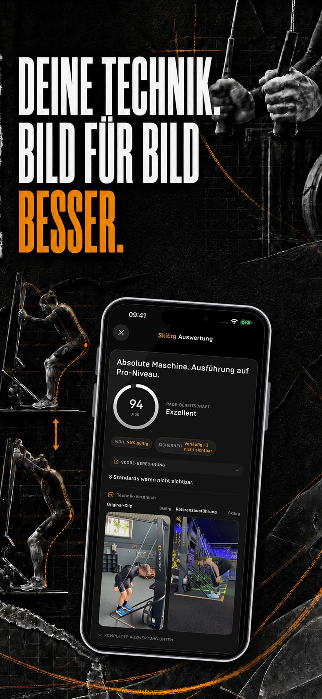 HYBRATE App: Deine Technik. Bild für Bild besser.