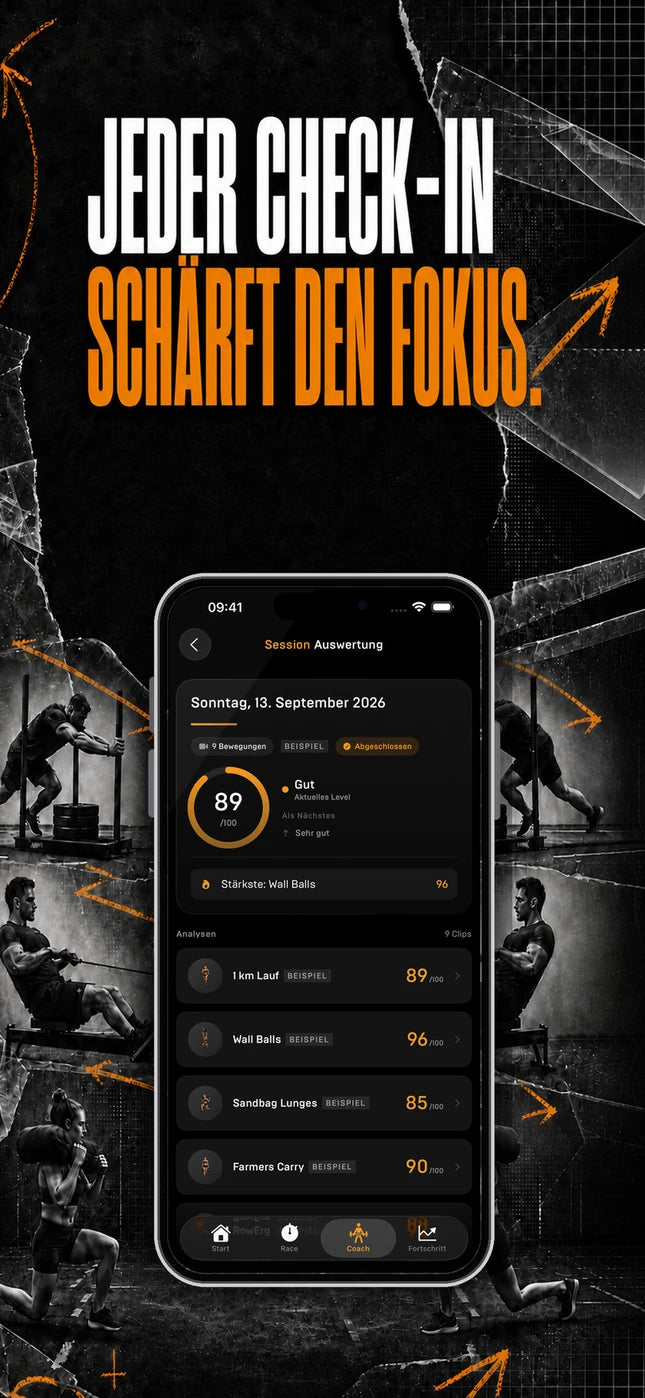 HYBRATE App: Jeder Check-in schärft den Fokus.
